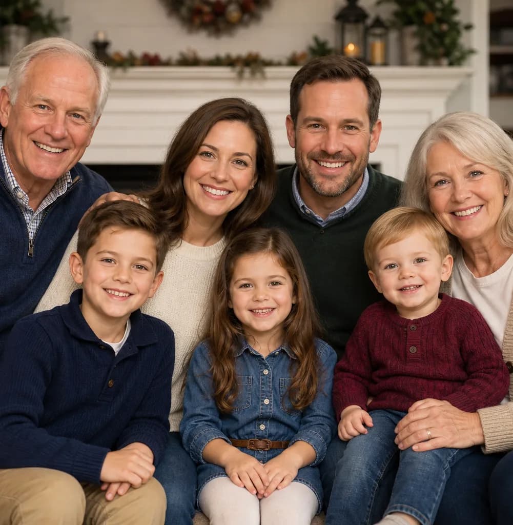 Their family photo