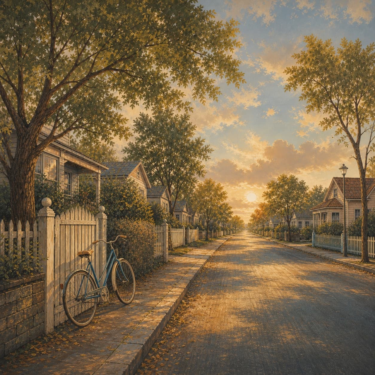 Symbolic street changing across several decades